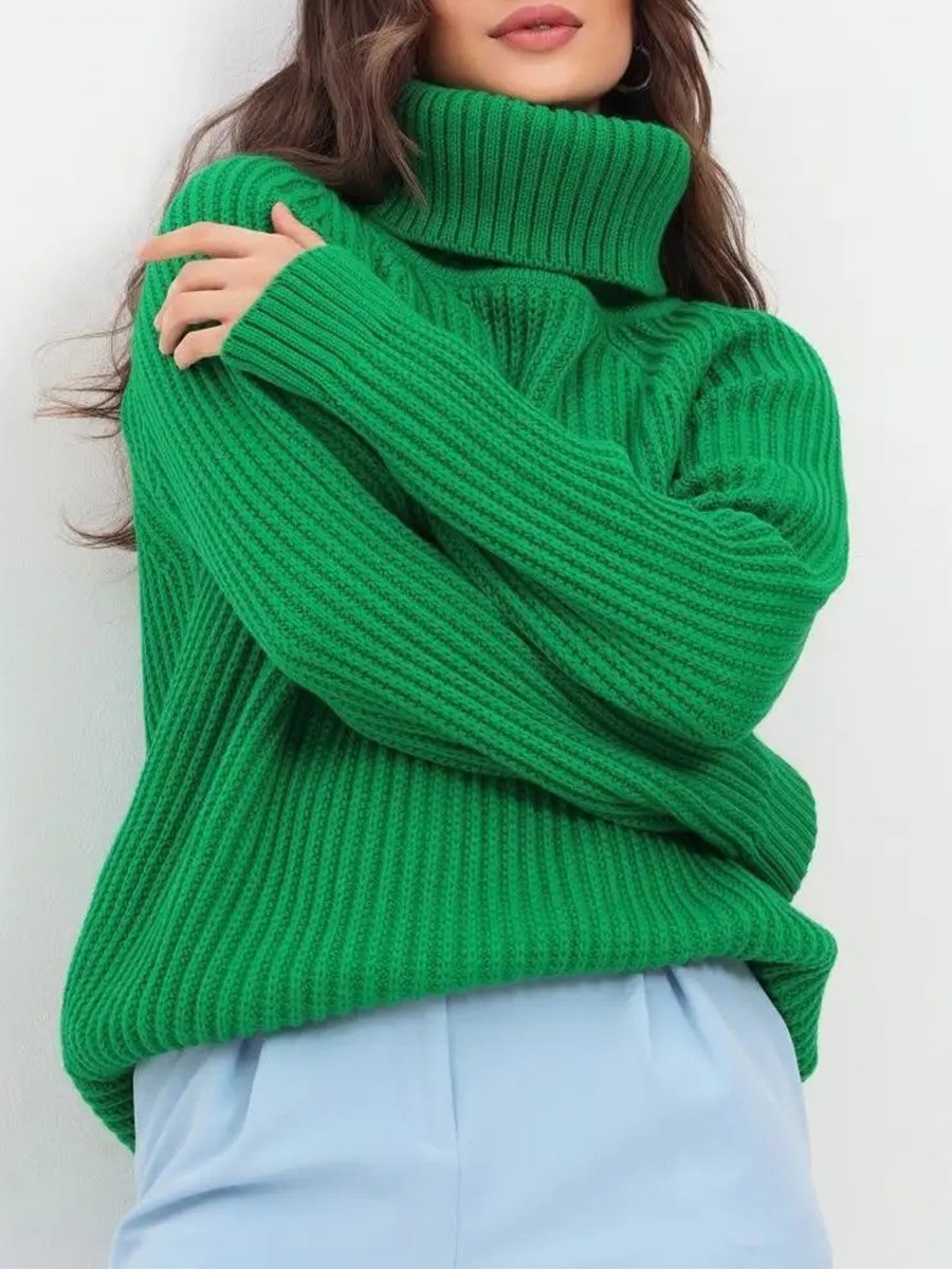 Turtleneck Long Sleeve Sweater