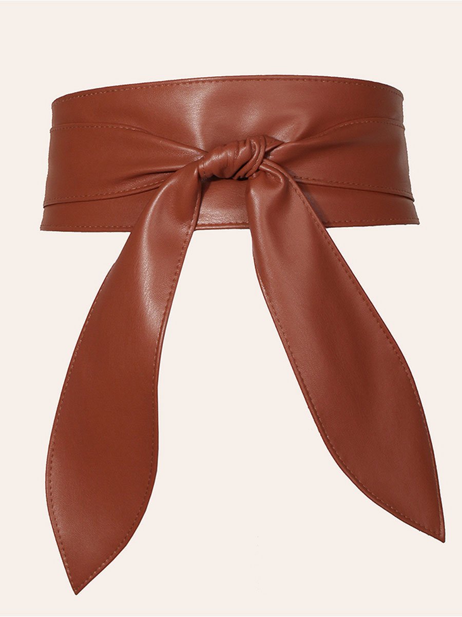 Classic PU Leather Waist Belt